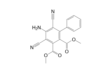 Dimethyl 4-amino-3,5-dicyano-6-phenylphthalate
