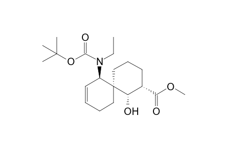 (1S*,2S*,6S*,7R*)-Methyl 7-(tert-butoxycarbonyl(ethyl)amino)-1-hydroxyspiro[5.5]undec-8-ene-2-carboxylate