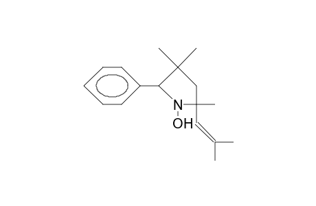 1-Hydroxy-2-isobutenyl-2,4,4-trimethyl-5-phenyl-pyrrolidine