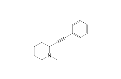 1-Methyl-2-phenylethynylpiperidine