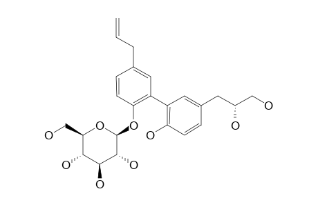 MAGNOLIGNAN-A-2-O-BETA-D-GLUCOPYRANOSIDE
