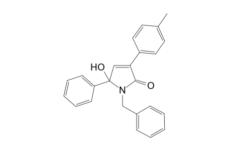 1-Benzyl-5-hydroxy-5-phenyl-3-(p-tolyl)-1H-pyrrol-2(5H)-one