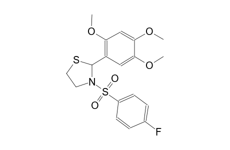 thiazolidine, 3-[(4-fluorophenyl)sulfonyl]-2-(2,4,5-trimethoxyphenyl)-