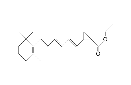 2-trans-(4-Methyl-6-[2,6,6-trimethyl-1-cyclohexenyl]-hexatrienyl)-cyclopropanecarboxylic acid, ethyl ester