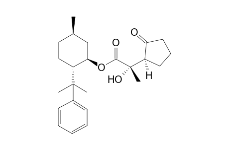 (2S,3R)-5-Methyl-2-(1-methyl-1-phenylethyl)cyclohexyl 2-hydroxy-2-(2-oxocyclopentyl)propanoate