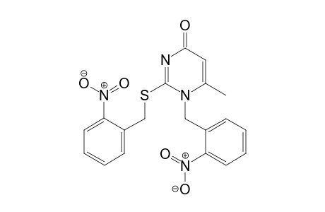 1-o-nitro-benzyl-2-o-nitro-benzylthio-6-methyluracil