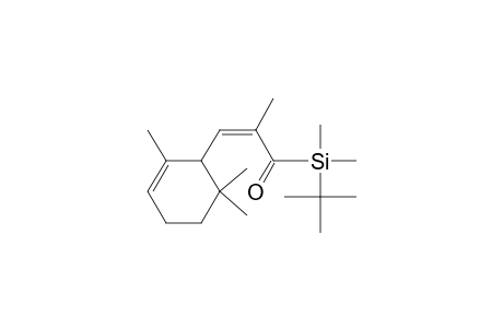 Silane, (1,1-dimethylethyl)dimethyl[2-methyl-1-oxo-3-(2,6,6-trimethyl-2-cyclohexen-1-yl)-2-propenyl]-, (Z)-