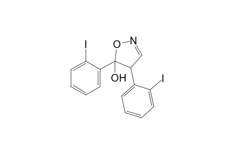4,5-Bis(2-iodophenyl)-5-hydroxy-2-isoxazoline