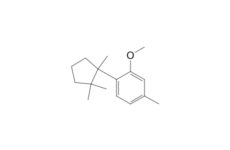 2-Methoxy-4-methyl-1-(1,2,2-trimethylcyclopentyl)benzene