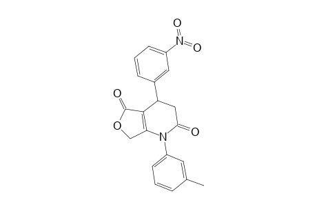 Furo[3,4-b]pyridine-2,5(1H,3H)-dione, 4,7-dihydro-1-(3-methylphenyl)-4-(3-nitrophenyl)-