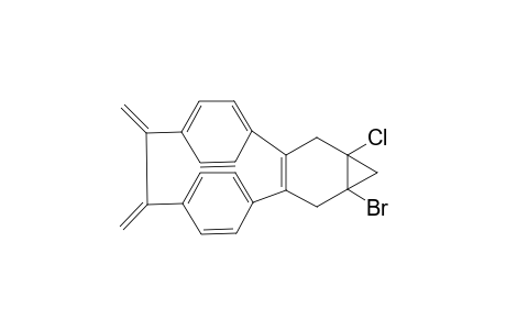 1'-Chloro-6'-bromobicyclo[4.1.0]hepteno[3,4-a][2.2]-7,8-dimethyleneparacyclophane