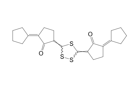 2,2'-(1,2,4-trithiolane-3,5-diylidene)bis[5-cyclopentylidenecyclopentanone]