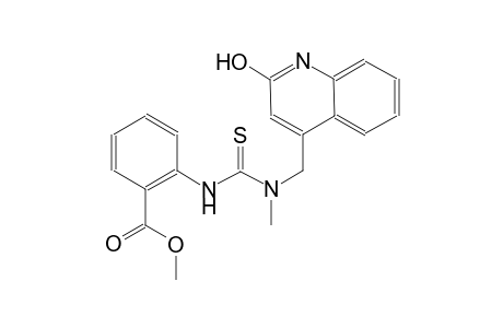 benzoic acid, 2-[[[[(2-hydroxy-4-quinolinyl)methyl]methylamino]carbonothioyl]amino]-, methyl ester