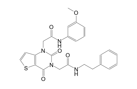 1-[3-(3-methoxyphenyl)-2-oxopropyl]-3-(2-oxo-5-phenylpentyl)-1H,2H,3H,4H-thieno[3,2-d]pyrimidine-2,4-dione