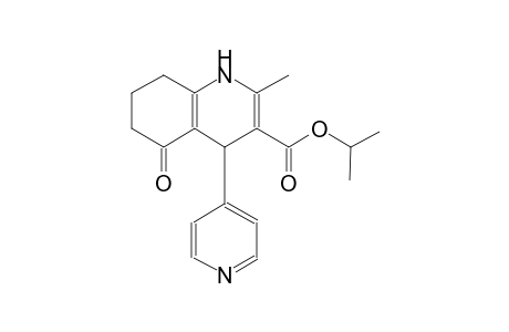 isopropyl 2-methyl-5-oxo-4-(4-pyridinyl)-1,4,5,6,7,8-hexahydro-3-quinolinecarboxylate