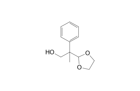 2-(1,3-dioxolan-2-yl)-2-phenyl-1-propanol