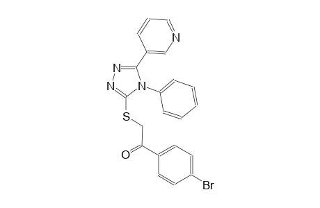 1-(4-bromophenyl)-2-{[4-phenyl-5-(3-pyridinyl)-4H-1,2,4-triazol-3-yl]sulfanyl}ethanone