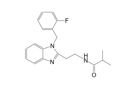 propanamide, N-[2-[1-[(2-fluorophenyl)methyl]-1H-benzimidazol-2-yl]ethyl]-2-methyl-