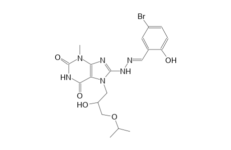 5-bromo-2-hydroxybenzaldehyde [7-(2-hydroxy-3-isopropoxypropyl)-3-methyl-2,6-dioxo-2,3,6,7-tetrahydro-1H-purin-8-yl]hydrazone