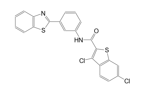 N-[3-(1,3-benzothiazol-2-yl)phenyl]-3,6-dichloro-1-benzothiophene-2-carboxamide