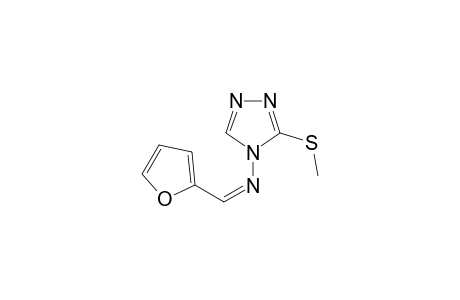 (Z)-2-furfurylidene-[3-(methylthio)-1,2,4-triazol-4-yl]amine