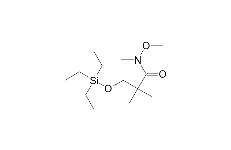 N-Methoxy-N,2,2-trimethyl-3-((triethylsilyl)oxy)propanamide