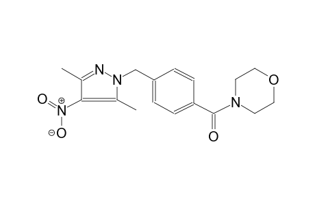 4-{4-[(3,5-dimethyl-4-nitro-1H-pyrazol-1-yl)methyl]benzoyl}morpholine