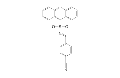 N-(4-Cyanobenzylidene)anthracene-9-sulfonamide