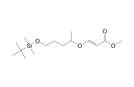 Methyl (E)-3-({5-[(tert-Butyldimethylsilyl)oxy]pent-2-yl}oxy)-acrylate