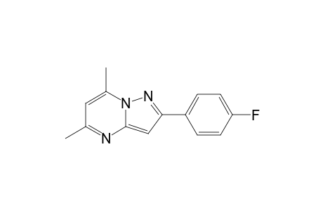 2-(4-Fluorophenyl)-5,7-dimethyl-pyrazolo[1,5-a]pyrimidine