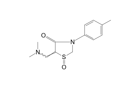 5-[(DIMETHYLAMINO)METHYLENE]-3-p-TOLYL-4-THIAZOLIDINONE, 1-OXIDE