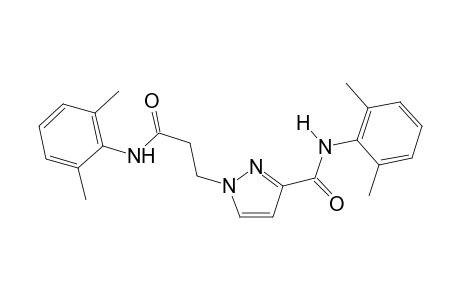 1H-pyrazole-1-propanamide, N-(2,6-dimethylphenyl)-3-[[(2,6-dimethylphenyl)amino]carbonyl]-