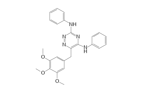 3,5-DIANILINO-6-(3,4,5-TRIMETHOXYBENZYL)-as-TRIAZINE