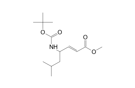 Methyl (2E)-4-[(tert-butoxycarbonyl)amino]-6-methyl-2-heptenoate