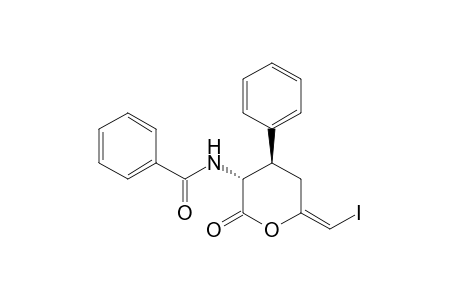 Benzamide, N-[tetrahydro-6-(iodomethylene)-2-oxo-4-phenyl-2H-pyran-3-yl]-, (3.alpha.,4.beta.,6E)-