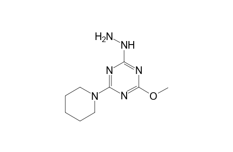 (4-methoxy-6-piperidin-1-yl-1,3,5-triazin-2-yl)diazane