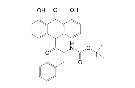 [1-Benzyl-2-(4,5-dihydroxy-10-oxo-9,10-dihydro-anthracen-9-yl)-2-oxo-ethyl]-carbamic acid tert-butyl ester