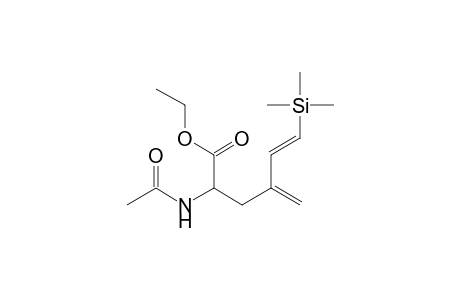 Ethyl (E)-2-acetamido-4-methylene-6-(trimethylsillyl)hex-5-enoate