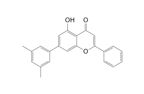 7-(3,5-Dimethylphenyl)-5-hydroxy-2-phenyl-4H-chromen-4-one