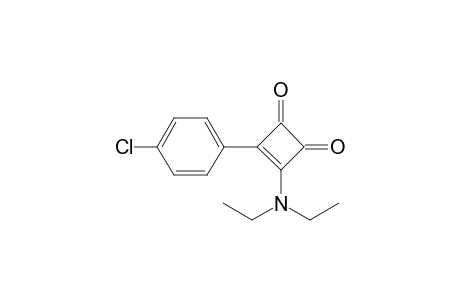 4-(4-Chlorophenyl)-3-diethylamino-3-cyclobuten-1,2-dione