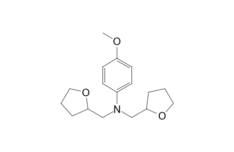 N-(4-Methoxyphenyl)-N,N-bis(tetrahydrofuran-2-ylmethyl)amine