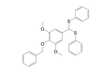 2-benzoxy-5-[bis(phenylthio)methyl]-1,3-dimethoxy-benzene