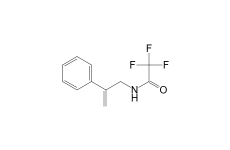 2,2,2-trifluoro-N-(2-phenylprop-2-enyl)acetamide