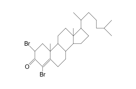 2a,4-Dibromo-cholest-4-en-3-one