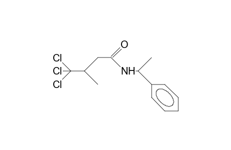 (R,R)-N-(1-Phenyl-ethyl)-3-methyl-4,4,4-trichloro-butanamide