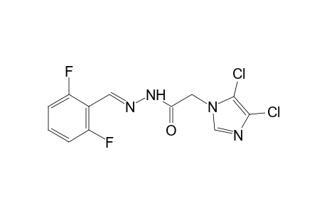 4,5-dichloroimidazole-1-acetic acid, (2,6-difluorobenzylidene)hydrazide
