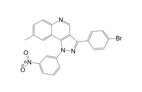 1H-pyrazolo[4,3-c]quinoline, 3-(4-bromophenyl)-8-methyl-1-(3-nitrophenyl)-