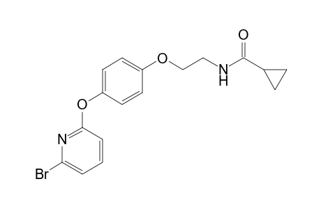 Cyclopropanecarboxamide, N-[2-[4-[(6-bromo-2-pyridinyl)oxy]phenoxy]ethyl]-