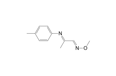 Propanal, 2-[(4-methylphenyl)imino]-, O-methyloxime