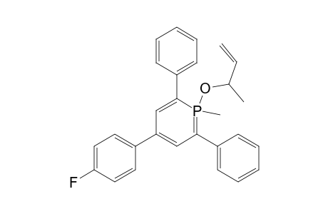 Phosphorin, 4-(4-fluorophenyl)-1,1-dihydro-1-methyl-1-[(1-methyl-2-propenyl)oxy]- 2,6-diphenyl-